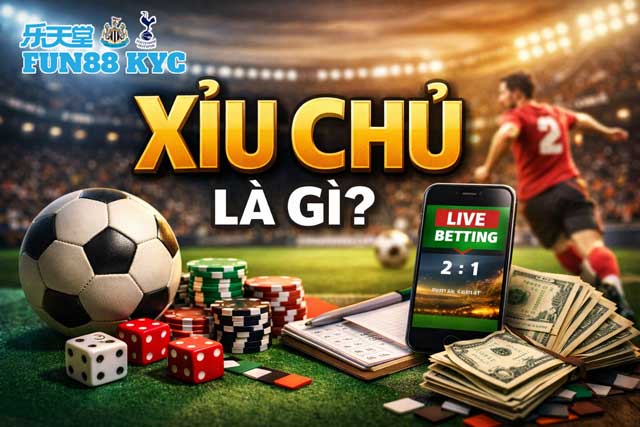 Xỉu Chủ Là Gì? Hướng Dẫn Phân Tích Kèo Chuẩn Bet Thủ FUN88 1 Xỉu chủ là gì trong cá cược FUN88?