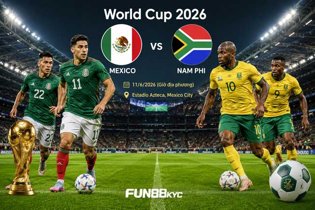 Trận Đấu Đầu Tiên World Cup 2026 - Mexico Gặp Nam Phi Tại Azteca (11/6/26) 1 Trận Đấu Đầu Tiên World Cup 2026 là trận nào?